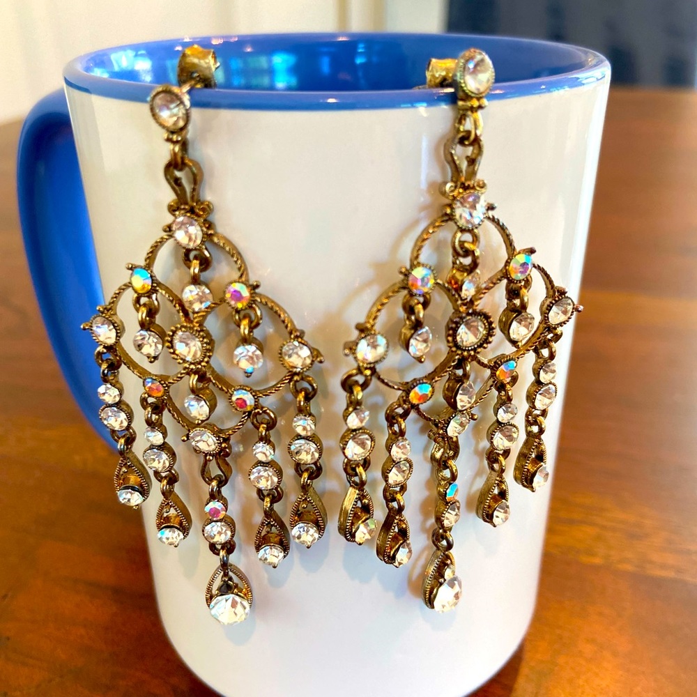 Beautiful chandelier earrings